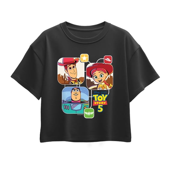 Toy Story 5 - Character Icons - Youth Girls Boxy T-Shirt