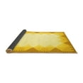 thumbnail image 2 of Ahgly Company Indoor Rectangle Abstract Yellow Contemporary Area Rugs, 2' x 4', 2 of 4