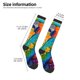 thumbnail image 2 of Balery Vibrant Parrot Splash Art Calcetines novedosos Calcetines deportivos Calcetines hasta la rodilla Calcetines de algodón Calcetines originales y geniales, 2 of 6
