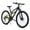 Black-Orange, variant on Mountain Bike 24 Inch, 21-Speed Mountain Bicycle with Full Suspension, Dual Disc Brakes, Carbon Steel Frame MTB Bike for Teenagers Adult Men Women, Green