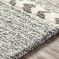 thumbnail image 6 of Hauteloom Eddington Wool Living Room, Bedroom Area Rug - Bohemian, Transitional - Cream, Medium Gray - 2' x 3', 6 of 6