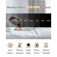 thumbnail image 5 of Boho Gray Blackout Curtains 72 Inches Long for Bedroom, White Chevron Stripes Abstract Geometric Thermal Insulated Room Darkening Black Out Window Curtain Panels Grommet Drapes for Living Room, 5 of 8