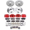 thumbnail image 2 of PowerStop Front and Rear Z23 Evolution Sport Brake Pad and Rotor Kit with Red Powder Coated Calipers Fits: SUBARU Select Models KC4088, 2 of 7