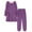 Purple, variant on Bixock Women Fall and Winter Pajamas Set,Women Pajams Two-piece Set,Casual Pajamas Set for Women Solid Color Fleece Lined Thickened Warm Comfortable Home Wear Pajamas Set