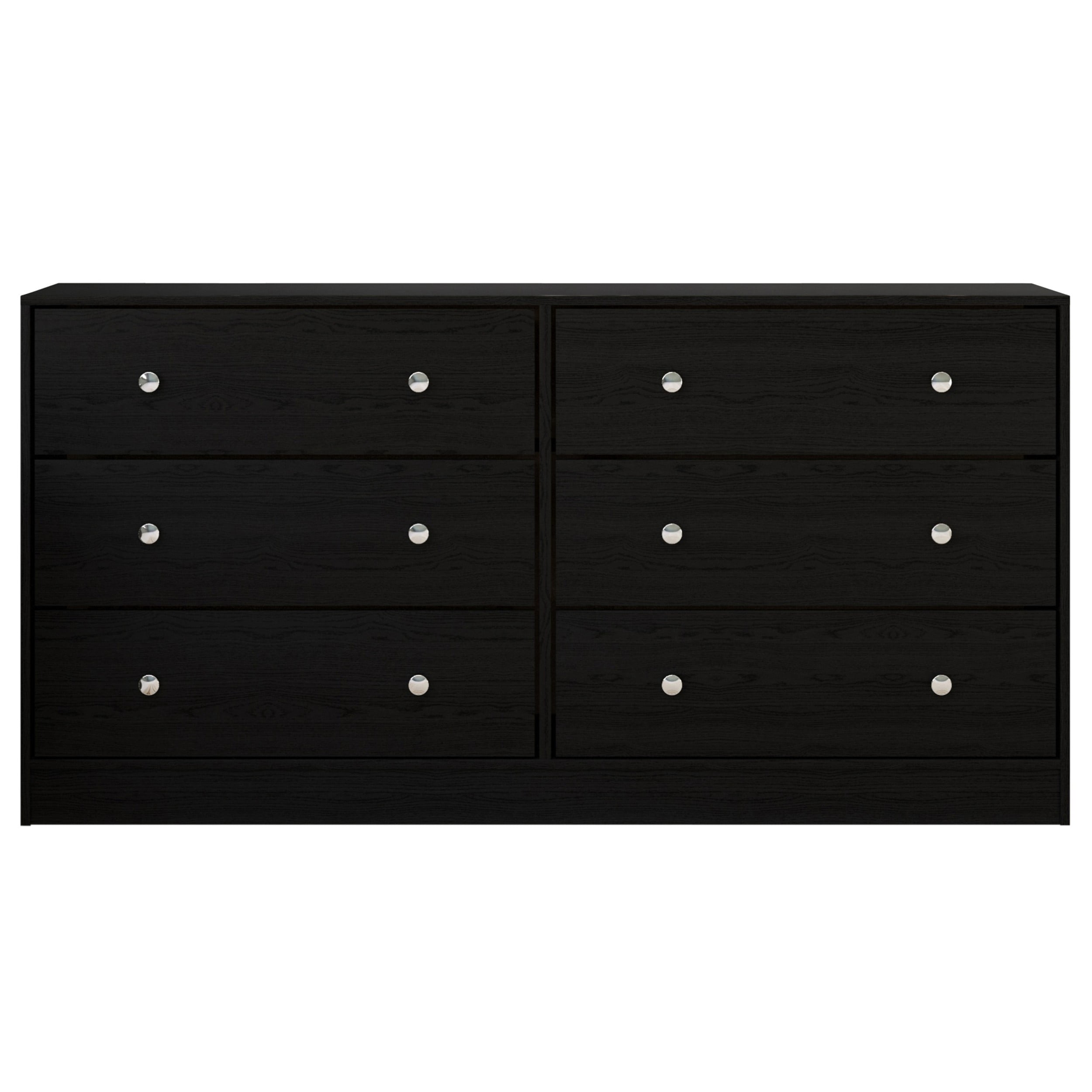 Home Design Altoona 6-Drawer Dresser, Modern Wood Grain Storage Dresser