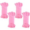 thumbnail image 1 of EcoNesxp 8mm Thick Soft Cotton Rope Pack Multipurpose Cotton Braided Rope Durable Twisted Rope 4 Pack 8mm Thick Soft Cotton Rope 10m, 1 of 5