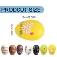 thumbnail image 3 of ChromaMuse 6Pcs Easter Egg Hanging Decorations, Creative Broken Egg Design for Easter Scene Arrangement, Vibrant Multicolor Plastic Eggs for Home Office Party Decoration, 3 of 9