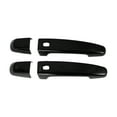 thumbnail image 1 of Cubierta de manija de puerta exterior Unique Bargains, recubrimiento para manijas de puerta izquierda y derecha para Chevrolet Camaro 2016-2023 con agujero inteligente, negro brillante, 2 piezas, 1 of 7
