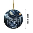 thumbnail image 3 of Sahpxhe Acrylic Christmas Ornament Pendants, Beautiful Round Christmas Pendant for Christmas Decorations Tree Decoration 3.15 Inch Multicolor, 3 of 7