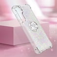 thumbnail image 3 of Quicksand Case for Samsung Galaxy S24 Plus (Not S24) for Women Girls, Glitter Sparkle Flowing Clear Liquid Cover Case with Bling Diamond Kickstand for Samsung Galaxy S24+ Plus -Colorful, 3 of 7