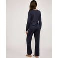 thumbnail image 3 of Real Essentials 3 Pack Women's Soft Cotton Long Sleeve Pajama Set with Pants - Lounge Sets for Women (Available In Plus), 3 of 6