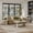 Coffee Table and 2 Side Tables/ Beige, variant on Roundhill Furniture Cavira 3-Piece Faux Marble Coffee Table Set, Coffee Table and Two Side Tables, Off-white