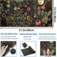 thumbnail image 4 of Desk Mat Botanical Witchery Mouse Pad Gaming Mat Dark Keyboard Mat, Long Mouse Mat XXL Extended Desktop Pad Computer Mats with Stitched Edges, Office Desk Accessory Home Decor 31.5" x 15.7", 4 of 13