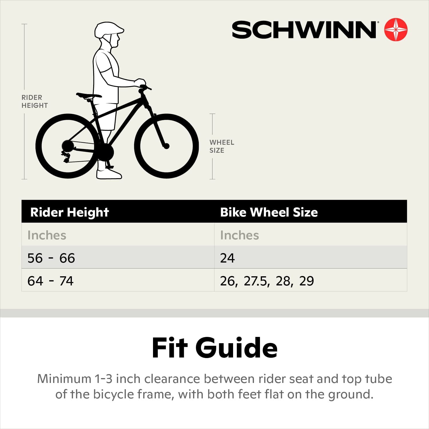 Road bike poulain size chart by height
