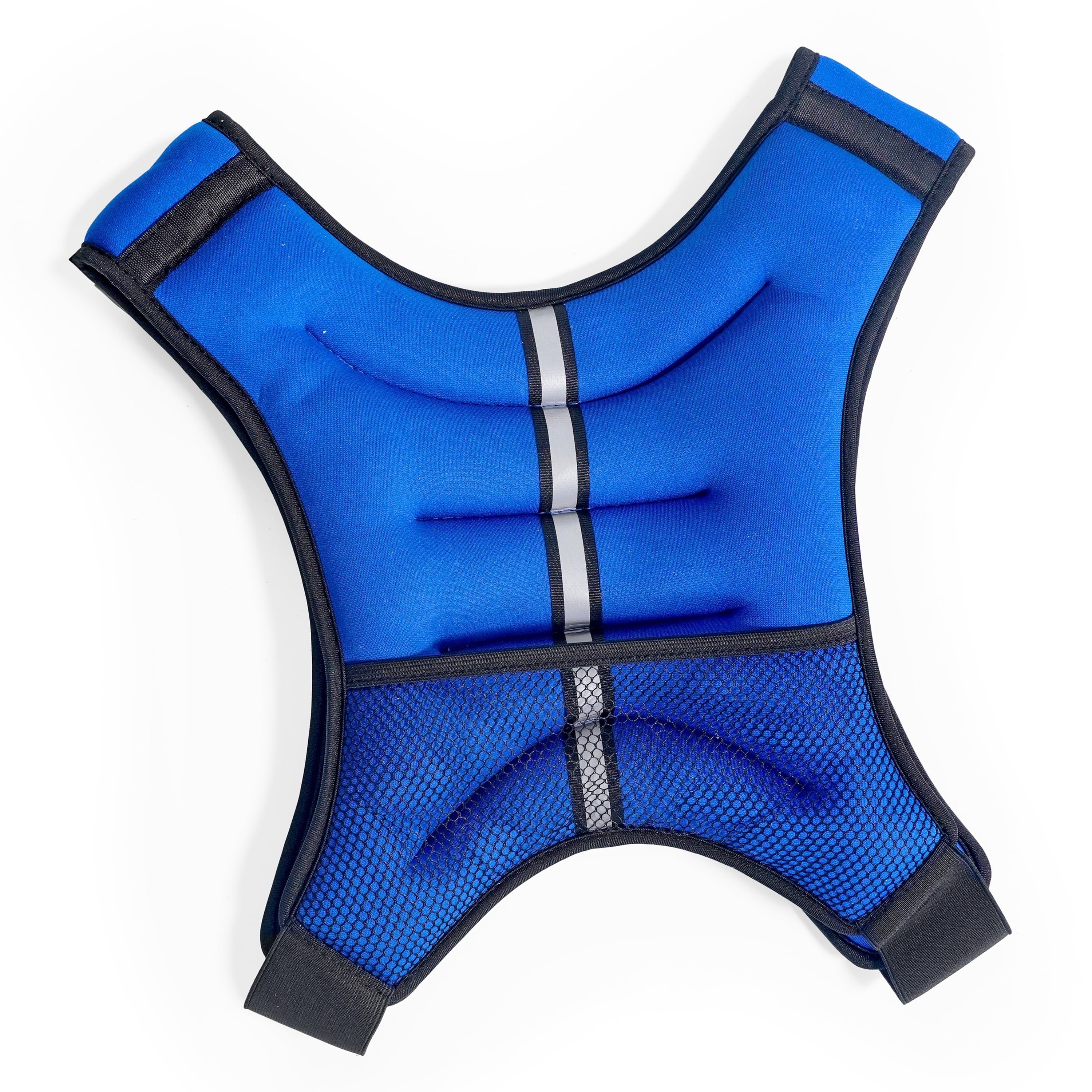 TONE Fitness Neoprene Weighted Vest, 12 Pounds, Blue