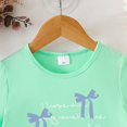 thumbnail image 5 of Cethrio Girls Summer Outfit Sets, Short Sleeve Graphic 2 Piece Casual T-Shirts and Pants Set Green Size 7-8 T, 5 of 5