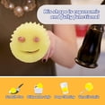 thumbnail image 3 of Fregadora Scrub Daddy Smiling, gris, esponja multiusos para platos, sin BPA y hecha con espuma de polímero, esponja de cocina resistente a manchas y olores (1 unidad), 3 of 9