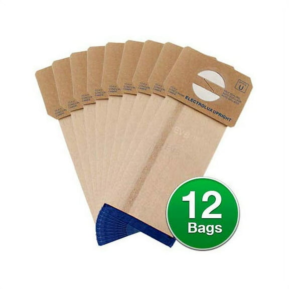 12 Bags for Electrolux Upright Vacuum Cleaner STYLE U