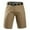 Khaki, variant on ZKCCNUK Men's Shorts Solid Color Loose Thin Fifth Pants Shorts Large Size Fallow Beach Straight-leg Pants 29-36