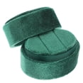 thumbnail image 5 of Worgeous present Packaging Jewelry Box Velour Green For Couples Engagement 1Set 2.2x1.8x1.7in, 5 of 8