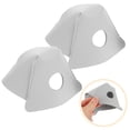 thumbnail image 2 of WEUVEB Skate Toe Guards Grey Faux Storage Protection Fashionable 2Pcs, 2 of 8