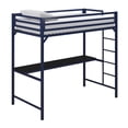 thumbnail image 1 of Miles Metal Twin Loft Bed with Desk, 1 of 9