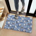 thumbnail image 2 of Dog with Woof and Bark Door Rugs,Washable Non Slip Door Mats Indoor,Decorative Door Mats,Entry Mat Indoor for Entrance,Bedroom,Kitchen,Bathroom,16"x24", 2 of 6