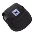 thumbnail image 4 of Leopard PrintXLPet Gorra de béisbol para perros Protección solar ajustable Gorra con visera deportiva con orificios para los oídos Chin, 4 of 5