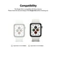 thumbnail image 3 of Ringke Slim Case [2 Pack] Compatible with Apple Watch Series 6/5/4/SE 44mm, iWatch Bezel [Frame Only] Premium PC Hard Thin Cover - Clear & Dark Chrome, 3 of 7