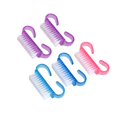 thumbnail image 2 of 5pc Small Dust Brush Handle Brush Scrubbing Cleaning Manicure Tools Nail Brush (random Color), 2 of 2