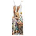 thumbnail image 5 of Easter Bunnies Rabbits Sleeveless Dress for Women Clothing Female Women's Summer Skirt, 5 of 7