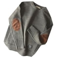 thumbnail image 3 of Suéter grueso para hombre, estilo coreano, atractivo, personalizado, con parche, camisa de punto que combina con todo, suéter para hombre, 3 of 6