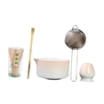 thumbnail image 2 of Juego de 5 piezas para ceremonia de matcha, batidor de matcha, matcha chawan con boquilla y té Naranja, 2 of 9