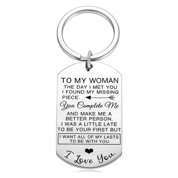 Regalos de San Valentín para hombres. Llavero de aniversario para mi hombre.