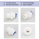 thumbnail image 3 of 5pcs Conector de tubo de purificador de agua recto macho BSP de 3/8 pulgadas a 1/4 pulgadas OD, 3 of 7