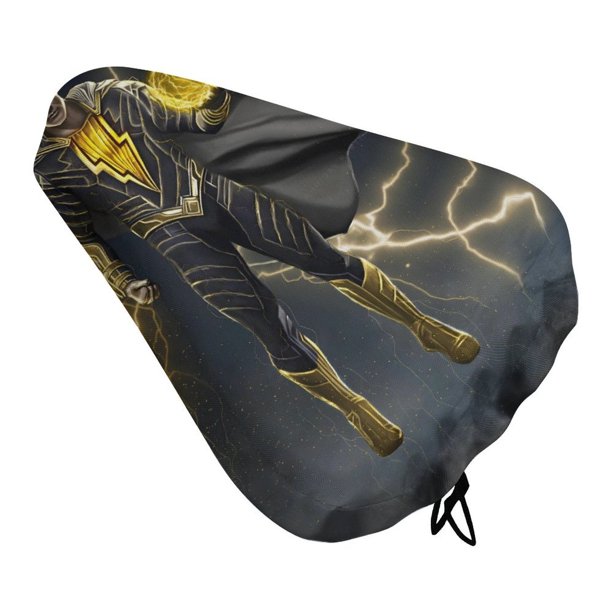 Black Adam Funda de Asiento de Bicicleta Impermeable, Cojín Elástico Suave, Protector contra Lluvia, Polvo y UV