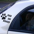 thumbnail image 4 of NIBOLOG Warning Dog On Board Paw Car Sticker Decal, 4 of 6