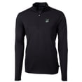thumbnail image 2 of Men's Cutter & Buck Black Portland State Vikings Team Big & Tall Virtue Eco Pique Recycled Quarter-Zip Pullover Top, 2 of 3