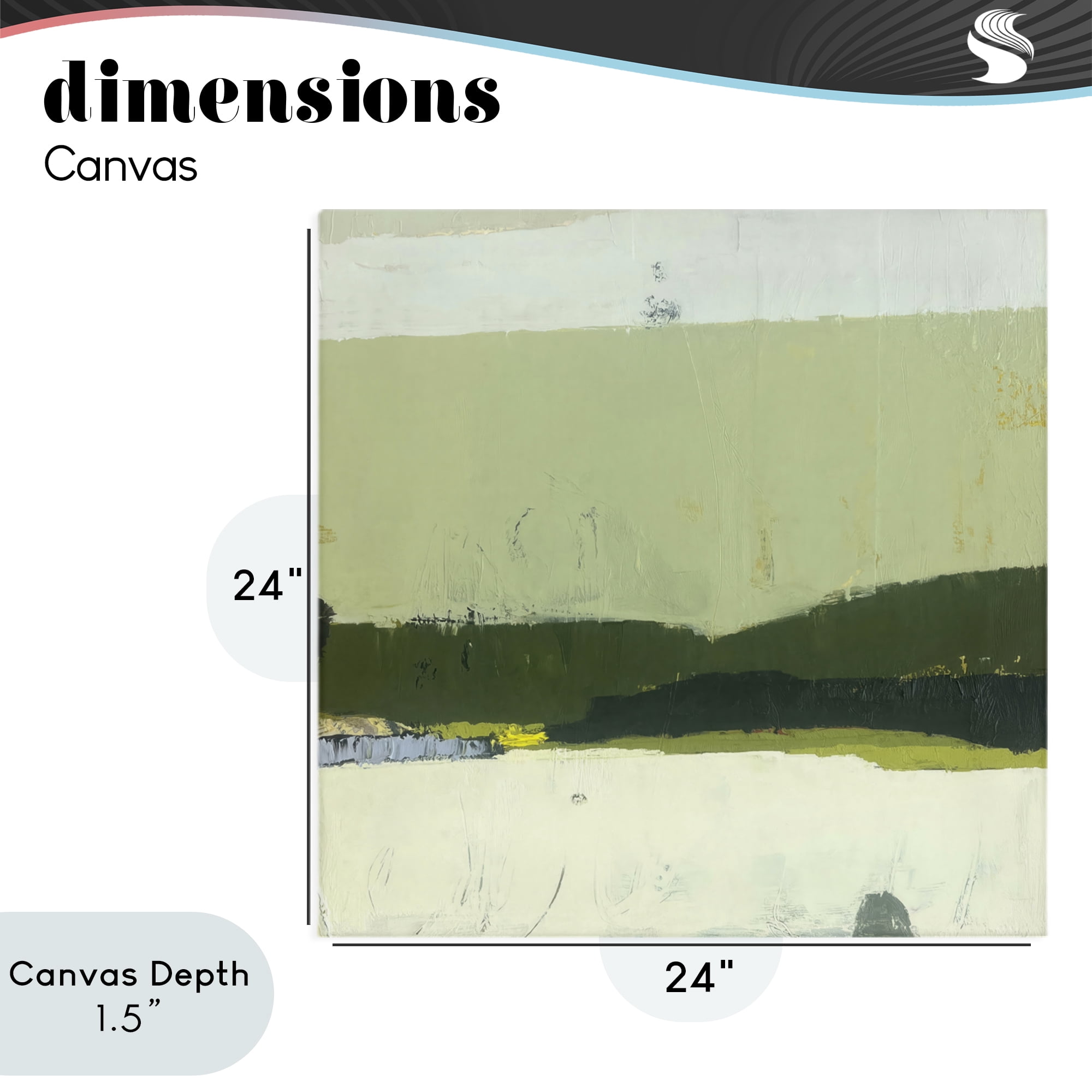 Stupell Industries Bloom Serene Layered Landscape Canvas Wall Art, design by Julia Foug