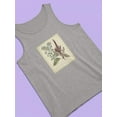 thumbnail image 3 of Garden Flora I Racerback Tank Women -Sydenham Edwards Designs, Female x-Small, 3 of 4