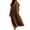 *5-Brown, variant on VBVC Women's Cotton-Linen Maxi Dress,Flowy Short Sleeve Dress for Women,Ladies Breathable Boho Dress with Pockets,Brown,S-2XL