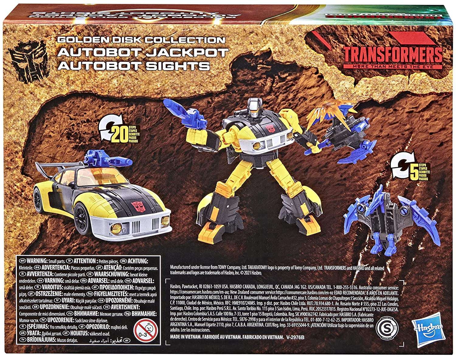Transformers War for Cybertron Golden Disk Collection Chapter 2 Autobot Jackpot with Sights Action Figure