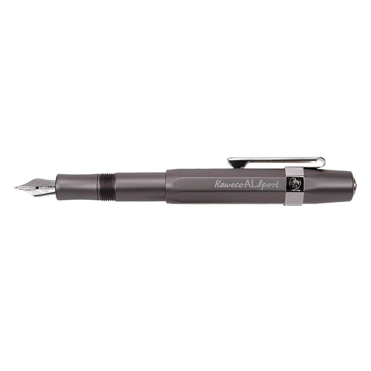 Kaweco AL Sport Fountain Pen - Grey Anthracite - Medium Point