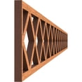 thumbnail image 3 of Ekena Millwork 46 3/8"W x 4"H x 3/8"T Wolford Fretwork Moulding, Cherry, 3 of 13