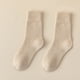 thumbnail image 4 of Calcetines de invierno para mujer, calcetines de tubo medio con forro polar para mayor calidez y protección contra el frío, calcetines de forro polar, calcetines de algodón para mujer, 4 of 7