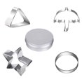 thumbnail image 1 of Moldes para galletas de acero inoxidable con forma de botón, para hornear galletas, herramientas para hacer azúcar volteadas, 1 of 8