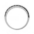 thumbnail image 2 of Black Diamond Stackable Ring Guard in 14K White Gold (0.25ct), 2 of 4