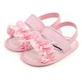 thumbnail image 3 of Eashery Sandals for Baby Girl Open-toe Casual Toddler Girls Sandals Pink 5, 3 of 5