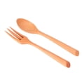 thumbnail image 3 of 2Pcs Set Heat Resistant Wood Fork and Spoon Durable Kitchen Utensil for Home, Restaurant, Office, 3 of 7