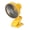 Yellow, variant on Tibvox Desk Fan Small Clips on Fan Portable Fan 90 Degree Auto Oscillating Accessories